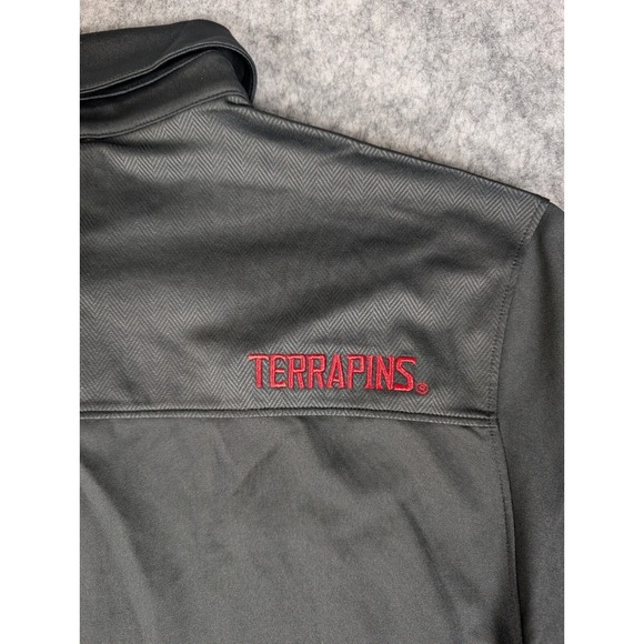 Maryland Terrapins | Under Armour | Black | Men's Polo Shirt | Size S‎ - Picture 3 of 9